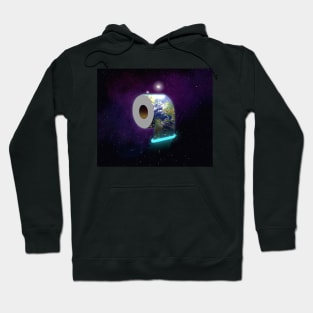 Toilet Roll Paper Earth Hoodie